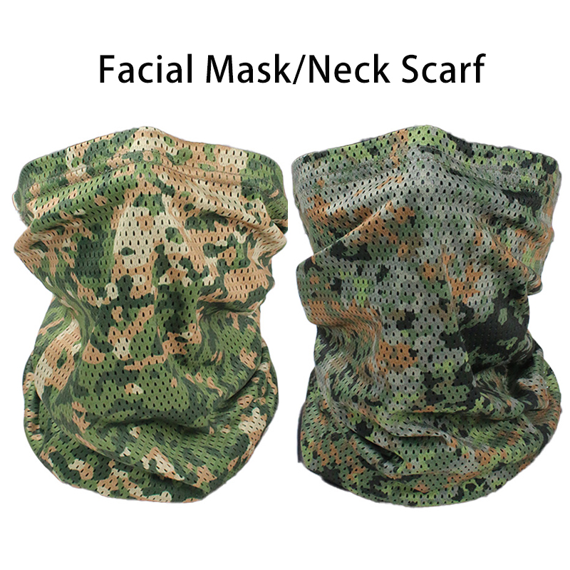 Hunting Outdoor Gear - Masque Facial léger d'été pour hommes,