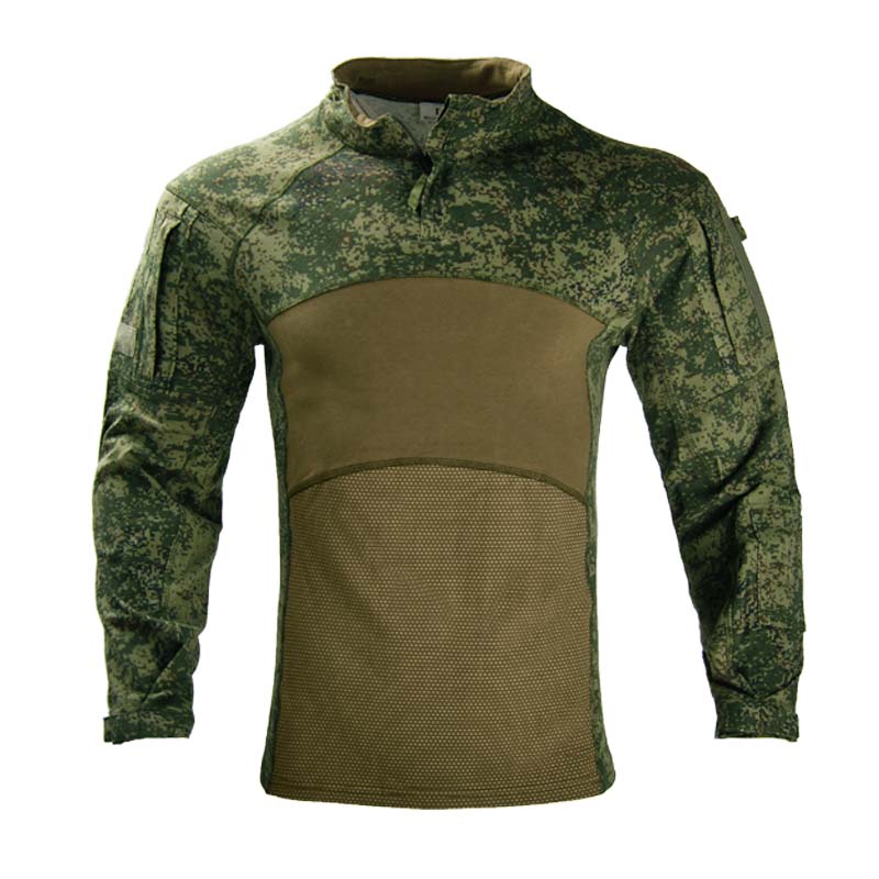 Hunting Outdoor Shirts - Chemise tactique respirante camouflage pour hommes,