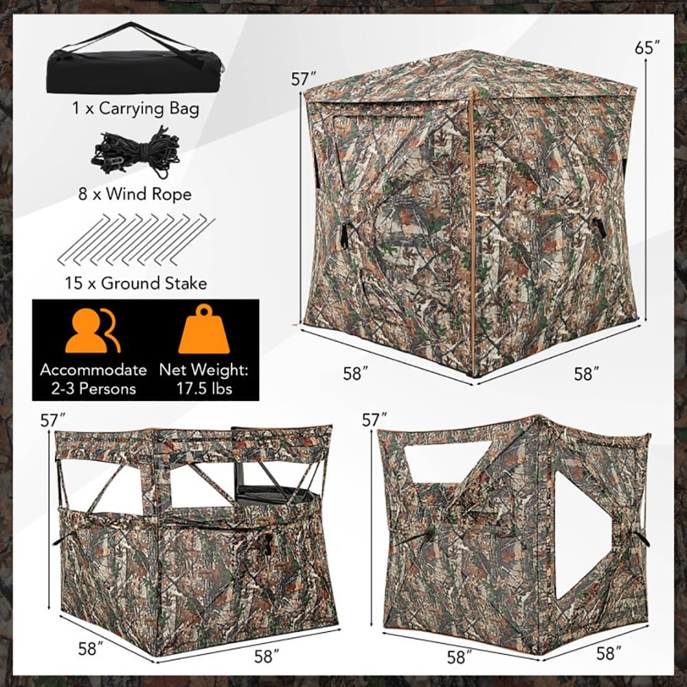 Hunting & Outdoor Supplies Vanderbijlpark Photos - Abri de chasse détachable 5-en-1, pour