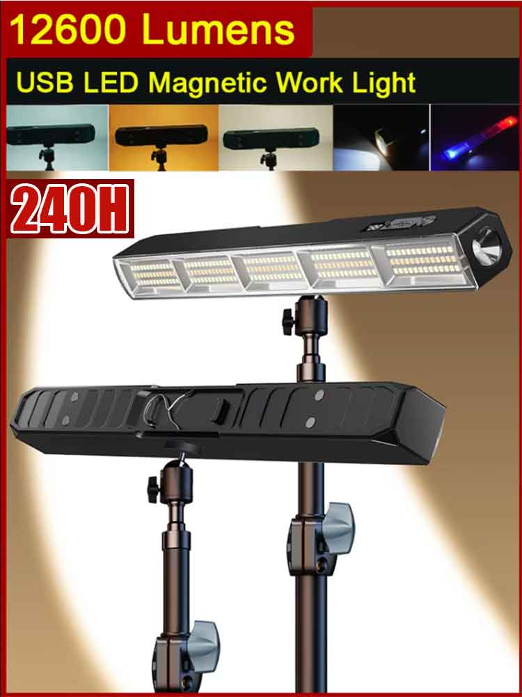 Barre lumineuse LED magnétique - Tactical Flashlight Rechargeable avis et prix