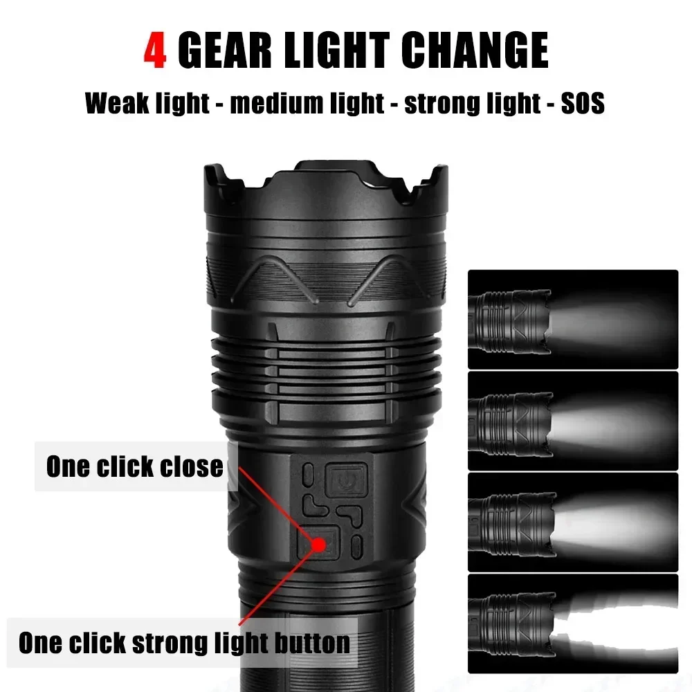 Lampe torche LED super lumineu - Tactical Flashlight Rechargeable avis et prix