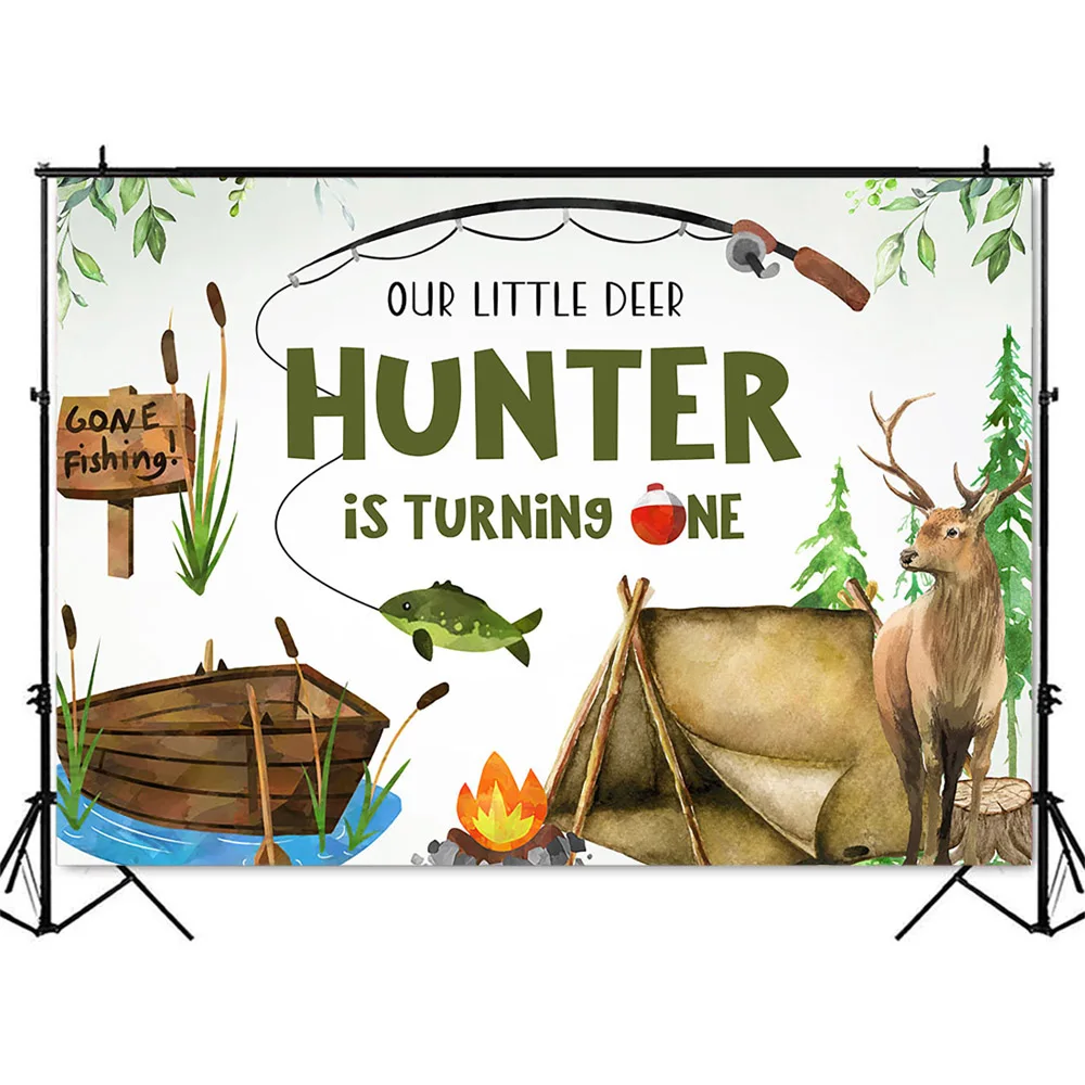 Toile de fond de photo d'anniv - Hunting Outdoor Background avis et prix