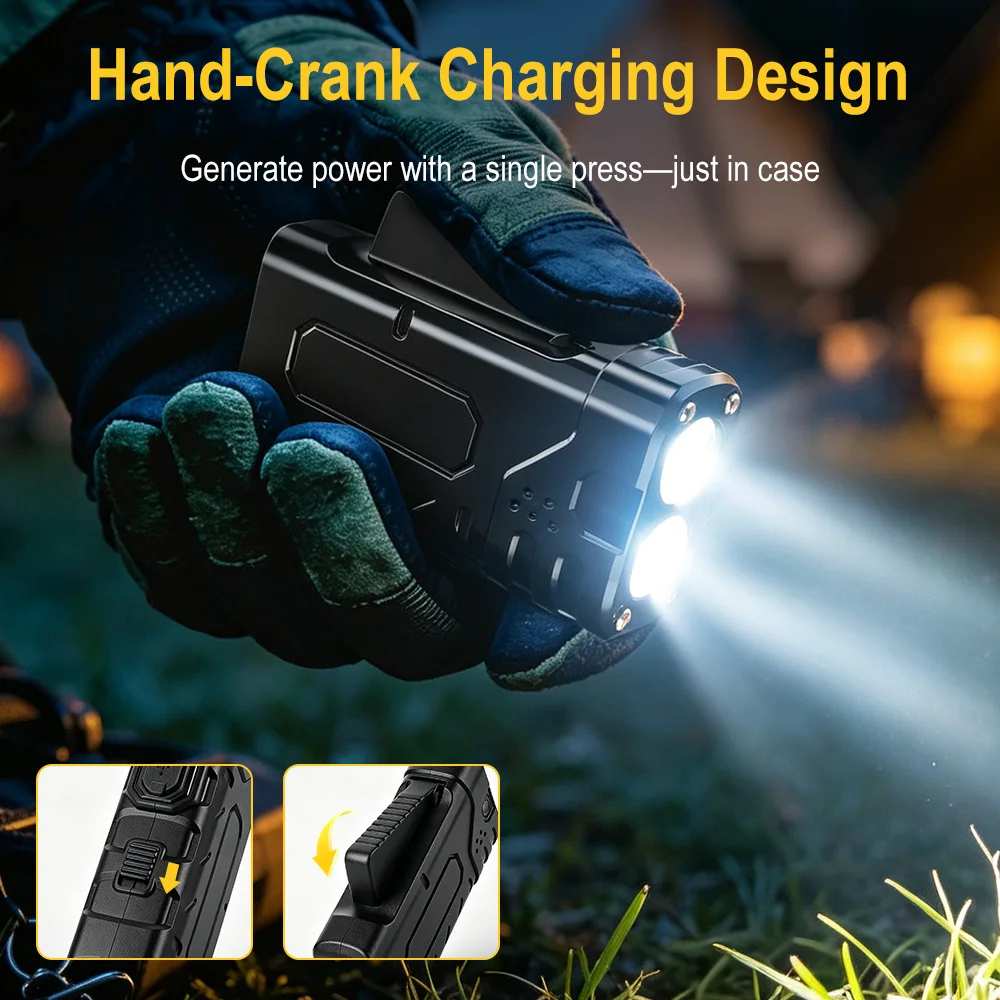 BORUIiT Lampe de poche LED EDC - Tactical Flashlight Rechargeable avis et prix