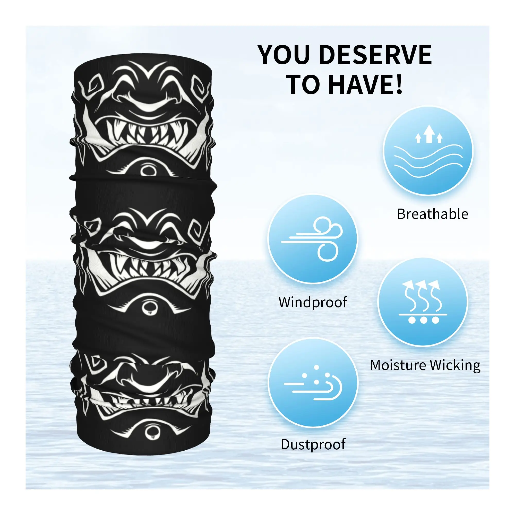 Cache-cou et bandeau Oni Japon - Hunting Outdoor Tattoos avis et prix