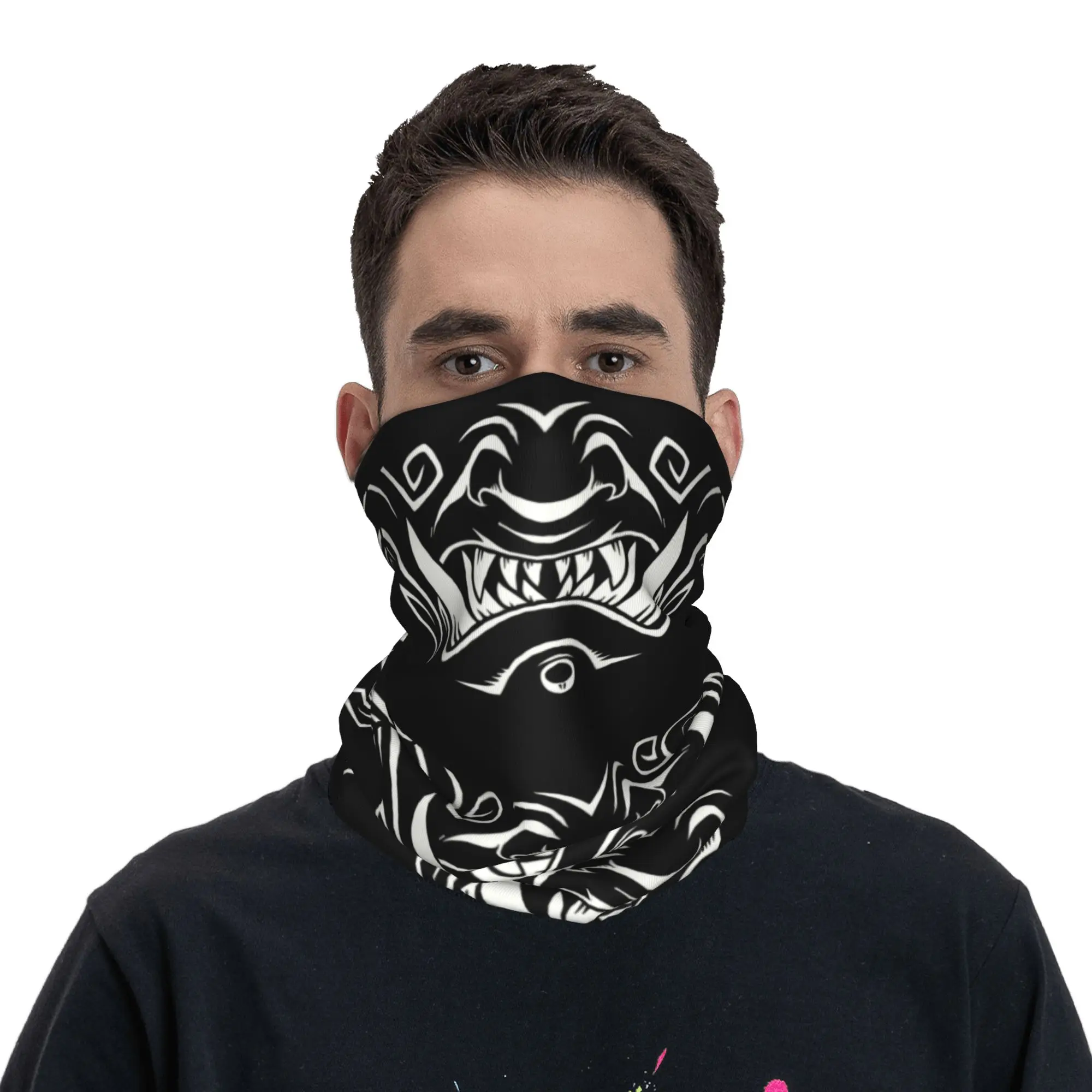 Cache-cou et bandeau Oni Japon - Hunting Outdoor Tattoos avis et prix