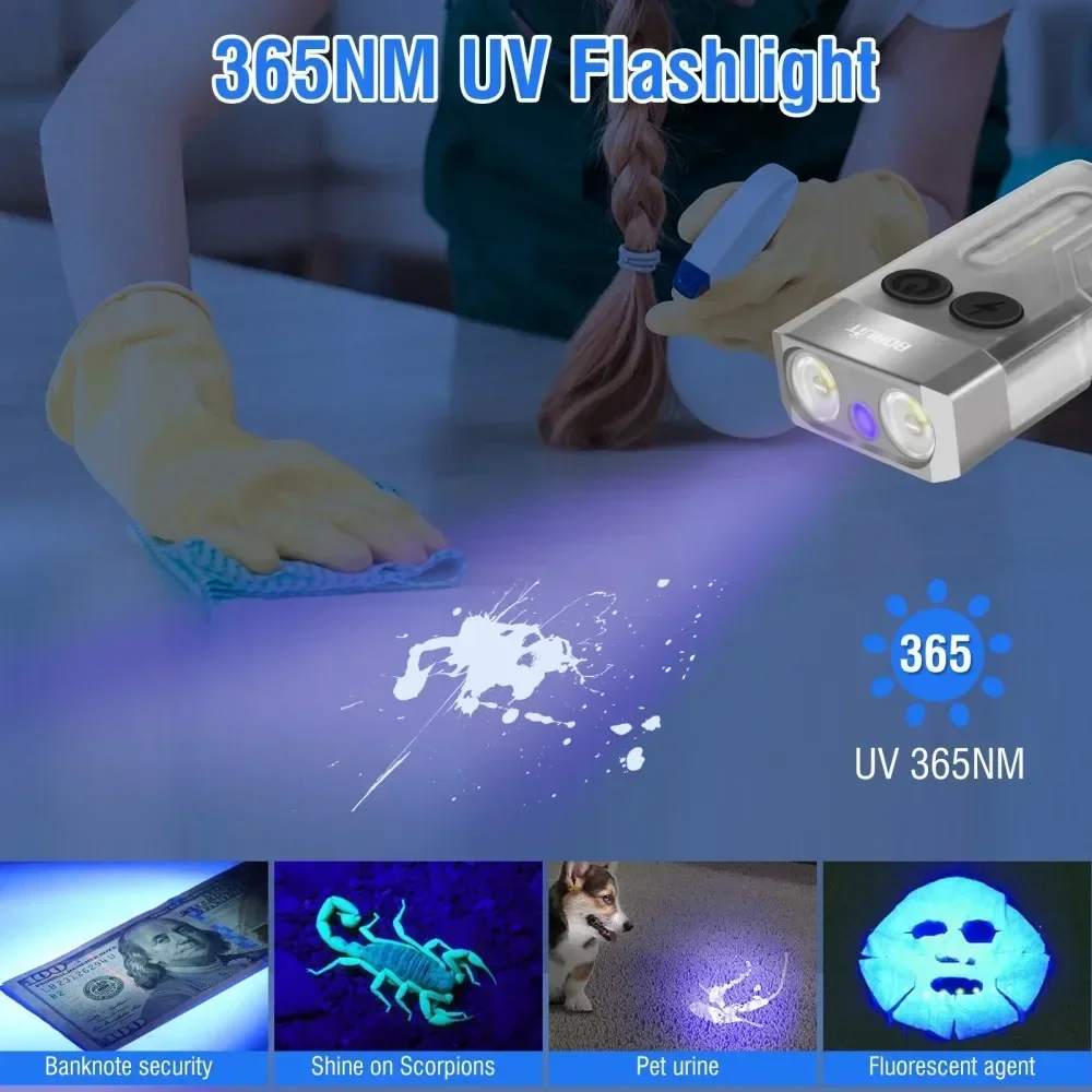 BORUiT V10 porte-clés UV LED E - Hunting & Outdoor Supplies Vanderbijlpark Photos avis et prix