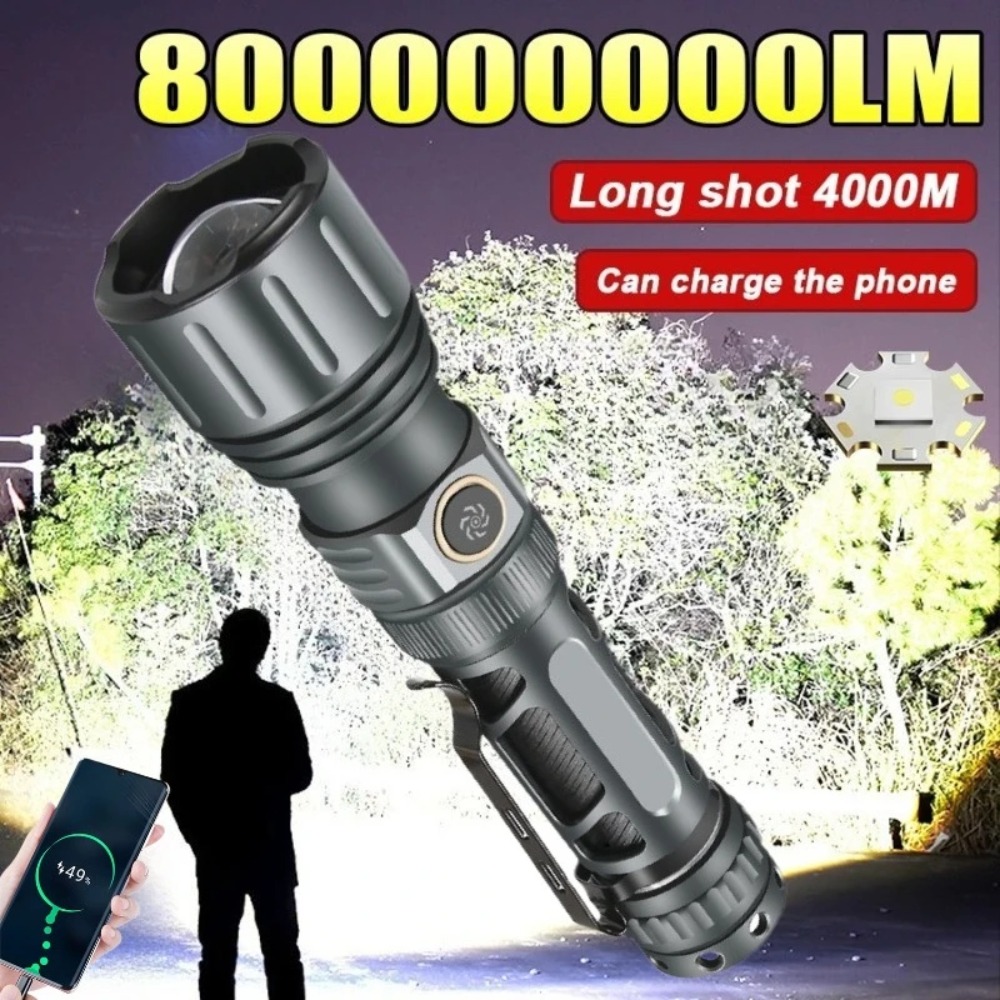 Lampe torche super lumineuse,  - Tactical Flashlight Rechargeable avis et prix