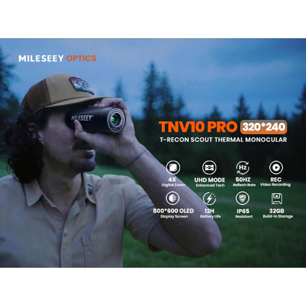MILESEEY TNV10 PRO monoculaire - Outdoor Hunting Images avis et prix